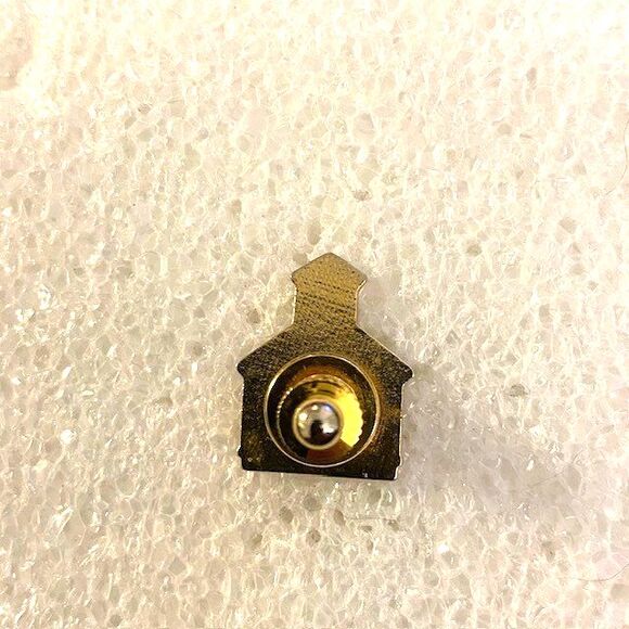Vintage HSD 20th Anniversary Red Schoolhouse Enamel Pin - Picture 2 of 2